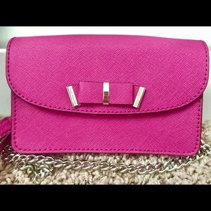 Hot Pink Michael Kors Mini Crossbody purse